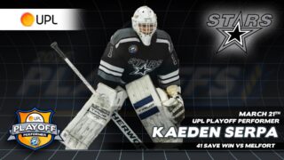 Kaeden Serpa stands tall and earns UPL North America Playoff Performer of the Night